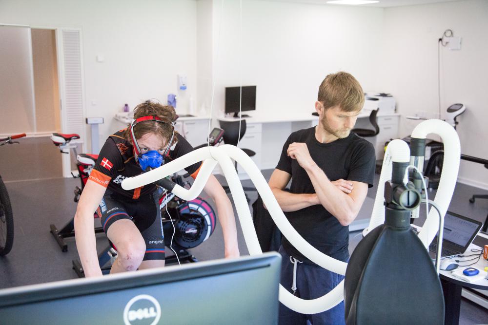 Cykeltest i Testcenteret